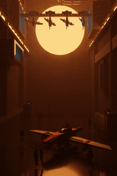 A spaceship factory
